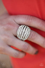 Load image into Gallery viewer, Blinding Brilliance White Rhinestone Ring Paparazzi Accessories