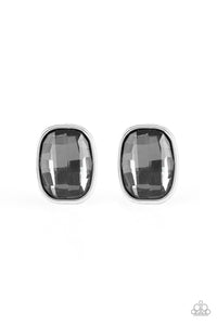 hematite,post,silver,Incredibly Iconic Silver Earrings