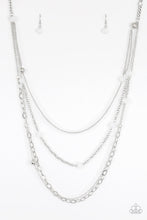 Load image into Gallery viewer, Glamour Grotto White Necklace Paparazzi Accessories
