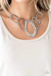 short necklace,silver,Prime Prowess Silver Necklace