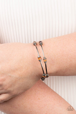 Into Infinity - Orange Bracelet Paparazzi Accessories