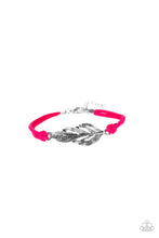 Load image into Gallery viewer, Faster Than Flight Pink Leather Bracelet Paparazzi Accessories