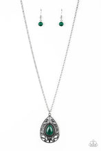 Load image into Gallery viewer, Modern Majesty Green Necklace Paparazzi Accessories