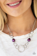 Load image into Gallery viewer, Lead Role Purple Necklace Paparazzi Accessories