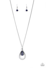 Load image into Gallery viewer, Teardrop Tranquility Blue Moonstone Necklace Paparazzi Accessories