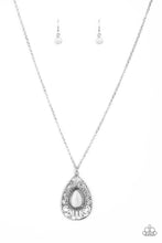 Load image into Gallery viewer, Modern Majesty White Moonstone Necklace Paparazzi Accessories