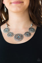 Load image into Gallery viewer, Written In The Star Lilies Blue Necklace Paparazzi Accessories