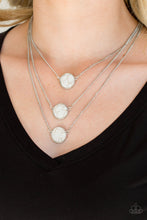 Load image into Gallery viewer, CEO of Chic White Stone Necklace Paparazzi Accessories