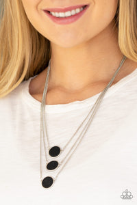 black,CEO of Chic Black Stone Necklace