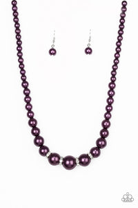 autopostr_pinterest_49916,Pearls,purple,rhinestones,short necklace,Party Pearls Purple Necklace