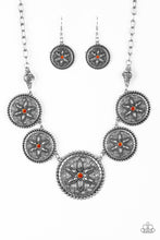 Load image into Gallery viewer, Written In The Star Lilies Orange Necklace Paparazzi Accessories