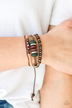Load image into Gallery viewer, Country Campout Brown Leather Urban Bracelet Paparazzi Accessories