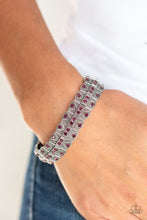 Load image into Gallery viewer, Modern Magnificence Purple Bracelet Paparazzi Accessories
