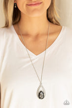 Load image into Gallery viewer, Notorious Noble Silver Necklace Paparazzi Accessories
