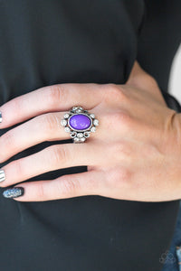 purple,rhinestones,stretchy,Noticeably Notable Purple Ring