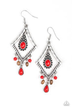 Load image into Gallery viewer, Southern Sunsets Red Earrings Paparazzi Accessories
