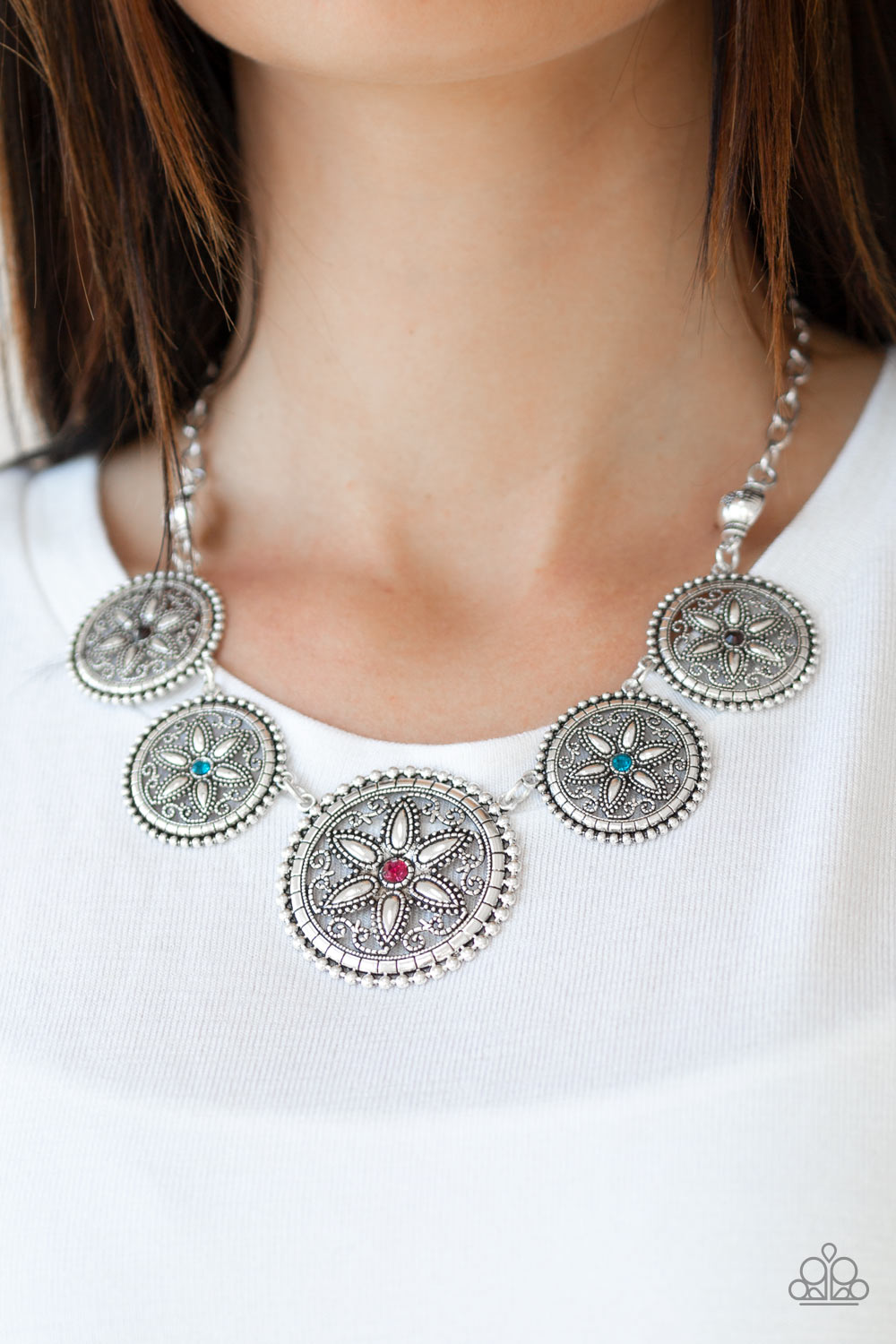 Written In the Star Lilies Multi Necklace Paparazzi Accessories