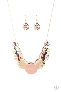 autopostr_pinterest_58290,copper,gold,multi,short necklace,A Daring DISCovery Copper Necklace