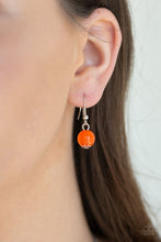 Load image into Gallery viewer, Rising Stardom Orange Necklace Paparazzi Accessories