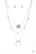 Load image into Gallery viewer, Lunar Lotus - Purple Necklace Paparazzi Accessories
