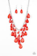 Load image into Gallery viewer, Irresistible Iridescence Red Acrylic Necklace Paparazzi Accessories