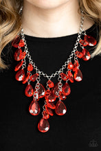Load image into Gallery viewer, Irresistible Iridescence Red Acrylic Necklace Paparazzi Accessories