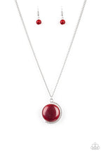 Load image into Gallery viewer, Luminous Lagoon Red Moonstone Necklace Paparazzi Accessories