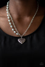 Load image into Gallery viewer, Forever In My Heart Silver Necklace Paparazzi Accessories