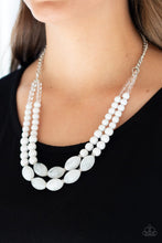 Load image into Gallery viewer, Sundae Shoppe - White Necklace Paparazzi Accessories