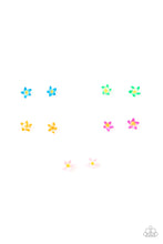 Load image into Gallery viewer, Flower Starlet Shimmer Earrings Paparazzi Accessories