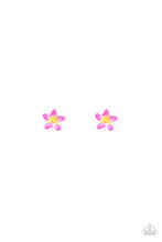 Load image into Gallery viewer, Flower Starlet Shimmer Earrings Paparazzi Accessories