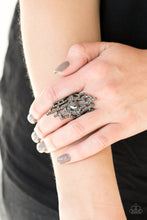Load image into Gallery viewer, Modern Muse Black Ring Paparazzi Accessories