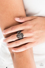 Load image into Gallery viewer, Summer Eden Gunmetal Ring Paparazzi Accessories