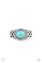 Load image into Gallery viewer, Set in Stone Blue Ring Paparazzi Accessories