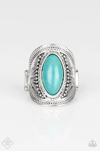 blue,crackle stone,turquoise,wide back,Ground Ruler Blue Stone Ring