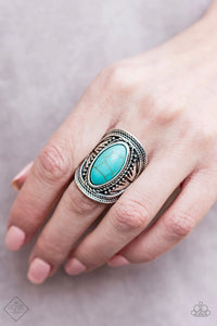 blue,crackle stone,turquoise,wide back,Ground Ruler Blue Stone Ring