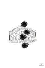 Load image into Gallery viewer, Bling Dream Black Rhinestone Ring Paparazzi Accessories