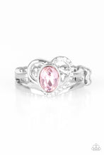Load image into Gallery viewer, No HEART-Strings Attached Pink Ring Paparazzi Accessories