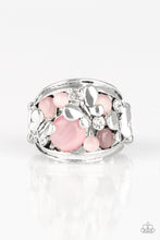 Load image into Gallery viewer, Flutter Me Up Pink Ring Paparazzi Accessories