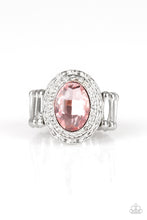 Load image into Gallery viewer, Fiercely Flawless Pink Rhinestone Ring Paparazzi Accessories