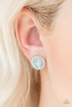 Load image into Gallery viewer, Hey There, Gorgeous - Blue Earrings Paparazzi Accessories
