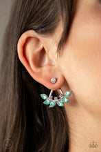 Load image into Gallery viewer, Forest Formal Green Jacket Earring Paparazzi Accessories