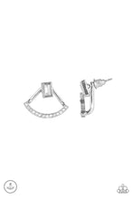 Load image into Gallery viewer, Delicate Arches - White Earrings Paparazzi Accessories