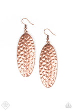 Load image into Gallery viewer, Radiantly Radiant Copper Earring Paparazzi Accessories