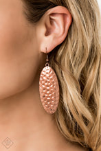 Load image into Gallery viewer, Radiantly Radiant Copper Earring Paparazzi Accessories