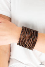 Load image into Gallery viewer, Jamaican Me Jam Brown Wooden Bracelet Paparazzi Accessories