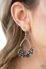 Load image into Gallery viewer, Crash Landing Silver Earrings Paparazzi Accessories
