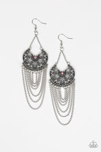 Load image into Gallery viewer, So Social Butterfly Pink Earring Paparazzi Accessories
