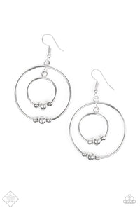 fishhook,silver,Center of Attraction Silver Earring