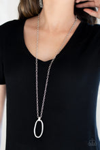 Load image into Gallery viewer, Girl Grit Silver Necklace Paparazzi Accessories